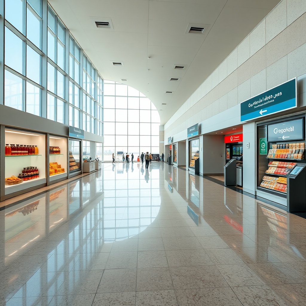 Navigate the convenient post-security retail space of marrakesh airport shops, where last-minute travelers purchase spices, ceramics, and duty-free items without leaving the terminal.